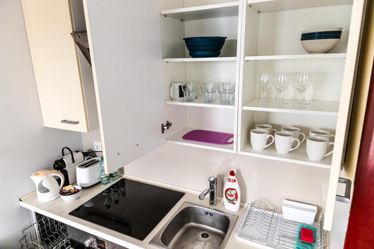 Bulwar Kurlandzki Vistula Apartment 克拉科夫 外观 照片